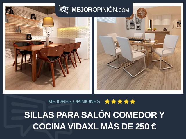 Sillas para salón comedor y cocina vidaXL Más de 250 €