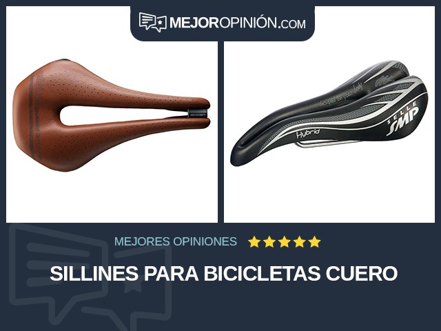 Sillines para bicicletas Cuero