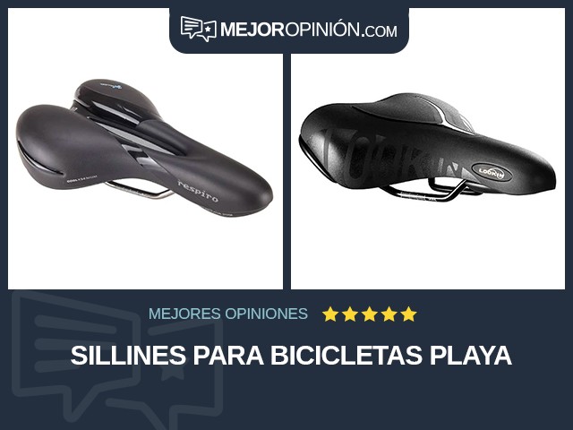 Sillines para bicicletas Playa