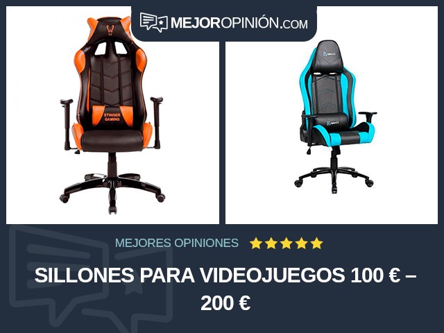 Sillones para videojuegos 100 € – 200 €