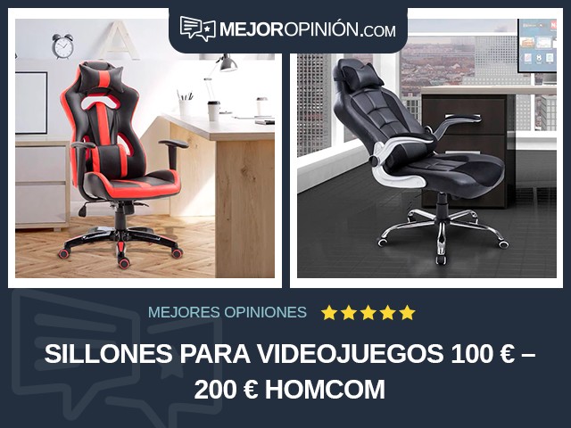 Sillones para videojuegos 100 € – 200 € HomCom