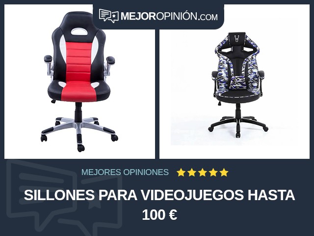 Sillones para videojuegos Hasta 100 €