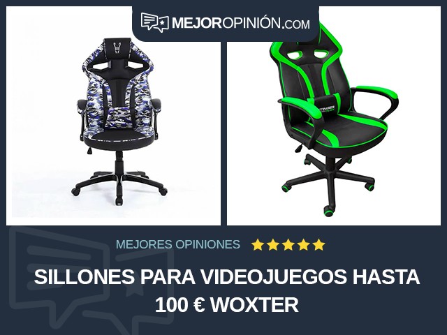 Sillones para videojuegos Hasta 100 € Woxter