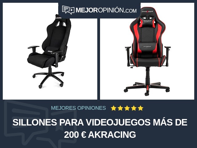 Sillones para videojuegos Más de 200 € AKRACING