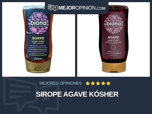 Sirope Agave Kósher