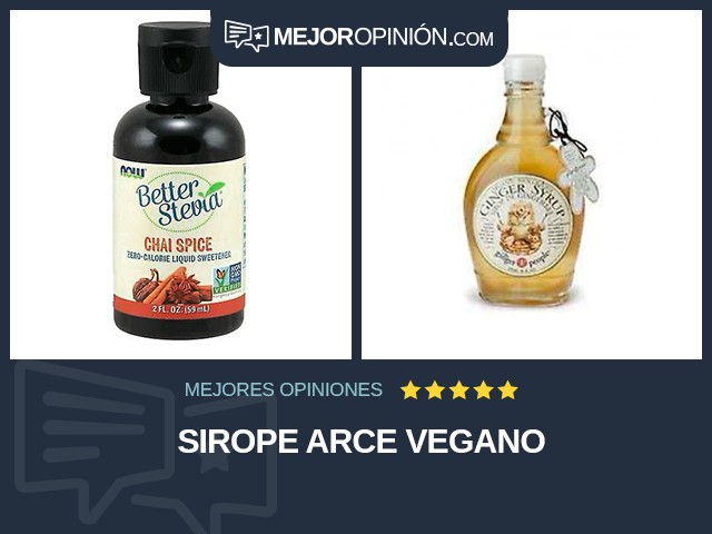 Sirope Arce Vegano