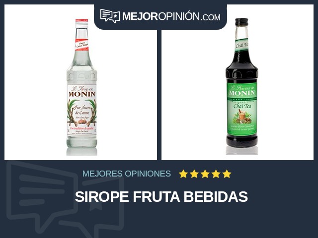 Sirope Fruta Bebidas