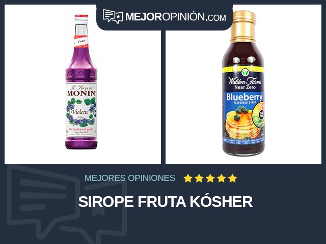 Sirope Fruta Kósher