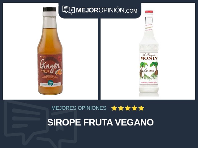 Sirope Fruta Vegano