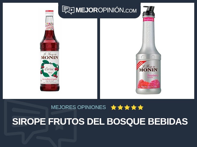 Sirope Frutos del bosque Bebidas