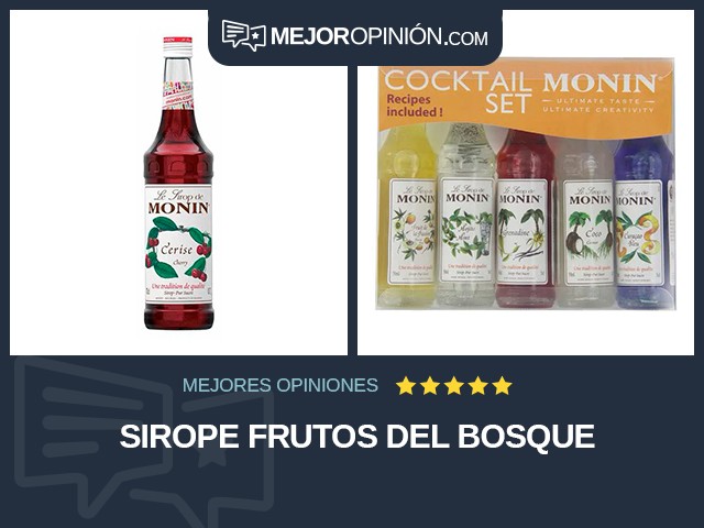 Sirope Frutos del bosque