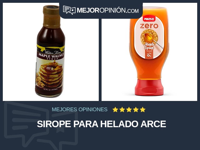 Sirope para helado Arce