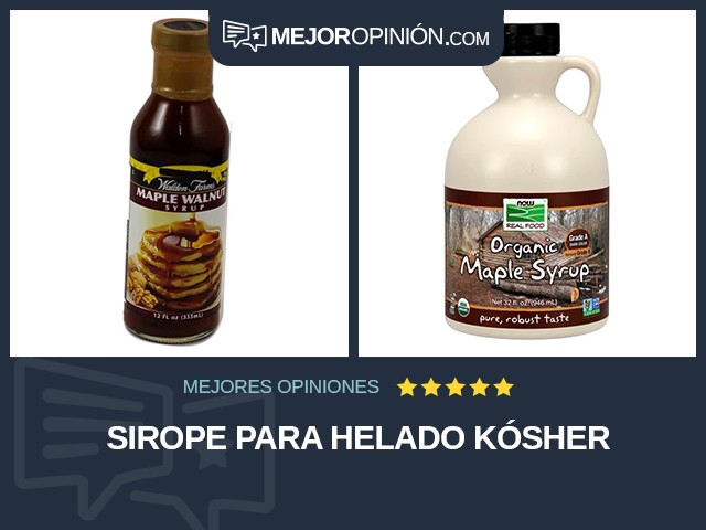 Sirope para helado Kósher