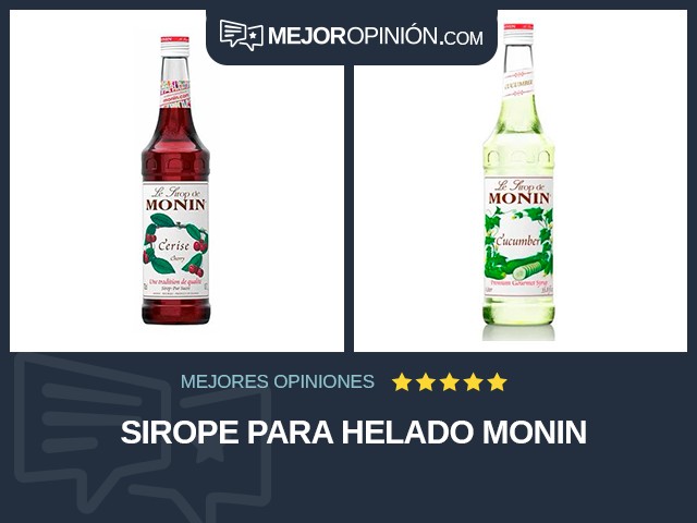 Sirope para helado MONIN