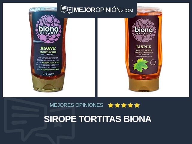 Sirope Tortitas Biona