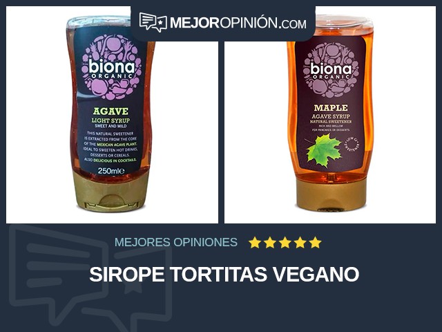 Sirope Tortitas Vegano