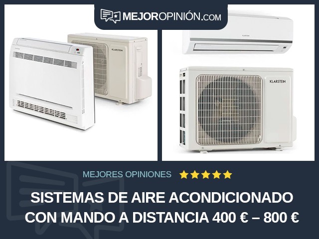 Sistemas de aire acondicionado Con mando a distancia 400 € – 800 €