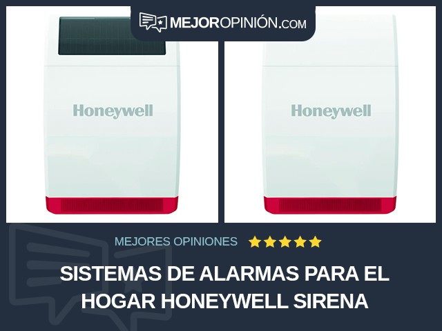 Sistemas de alarmas para el hogar Honeywell Sirena