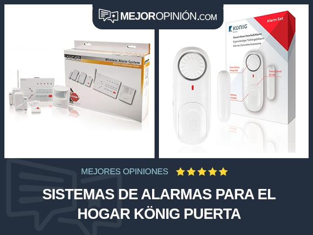 Sistemas de alarmas para el hogar König Puerta