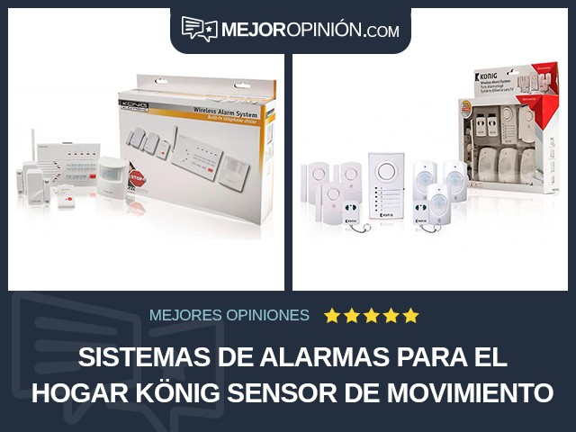 Sistemas de alarmas para el hogar König Sensor de movimiento