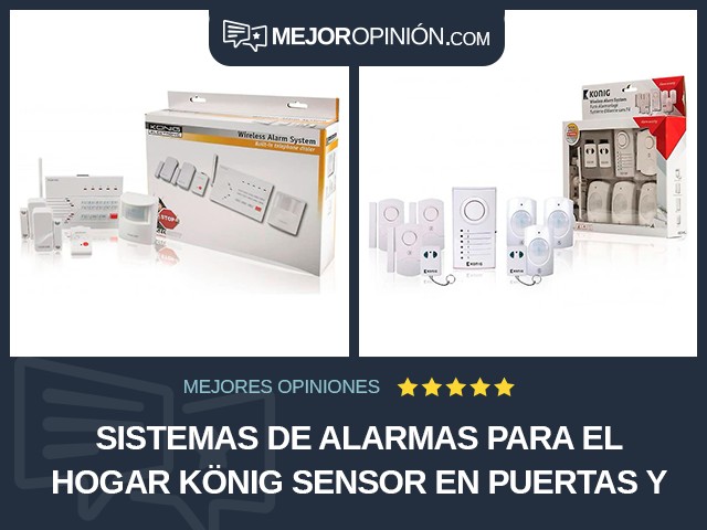 Sistemas de alarmas para el hogar König Sensor en puertas y ventanas