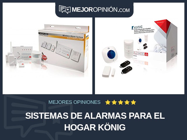 Sistemas de alarmas para el hogar König