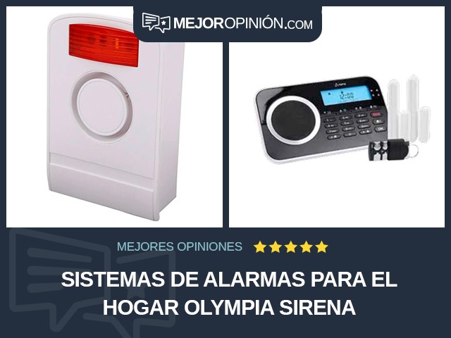 Sistemas de alarmas para el hogar Olympia Sirena