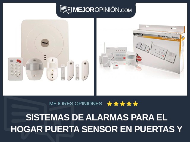 Sistemas de alarmas para el hogar Puerta Sensor en puertas y ventanas