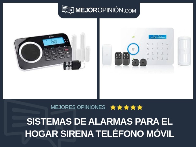 Sistemas de alarmas para el hogar Sirena Teléfono móvil