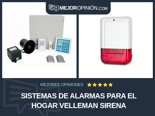 Sistemas de alarmas para el hogar Velleman Sirena