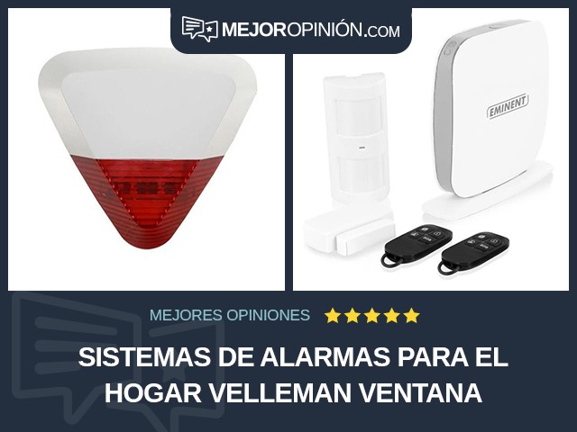 Sistemas de alarmas para el hogar Velleman Ventana