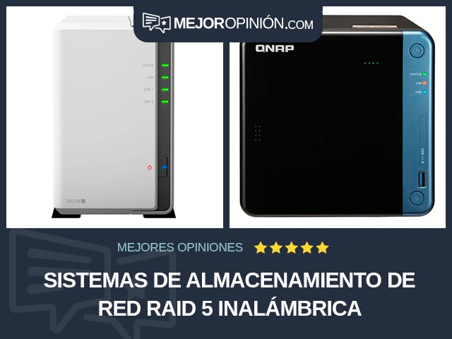 Sistemas de almacenamiento de red RAID 5 Inalámbrica