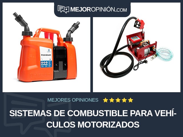 Sistemas de combustible para vehículos motorizados