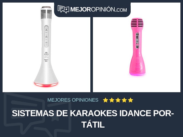Sistemas de karaokes iDance Portátil