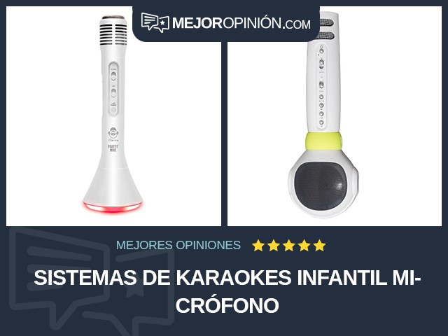 Sistemas de karaokes Infantil Micrófono