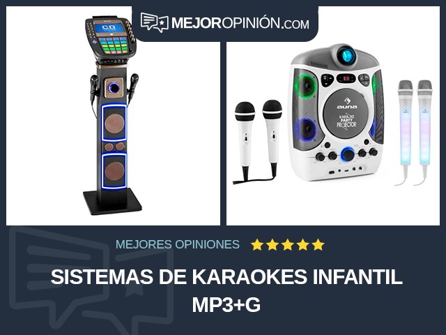 Sistemas de karaokes Infantil MP3+G