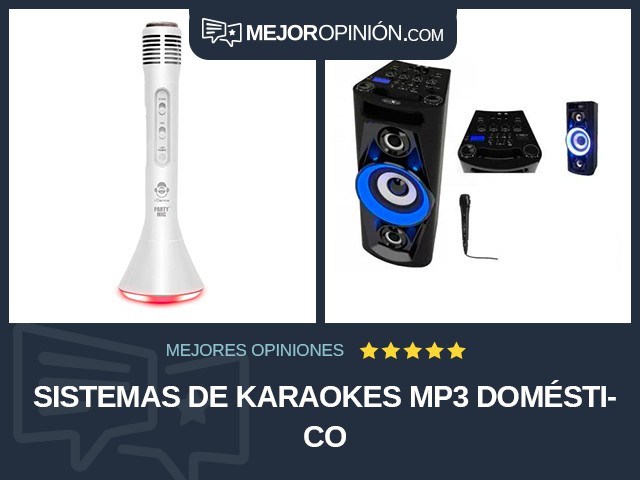 Sistemas de karaokes MP3 Doméstico