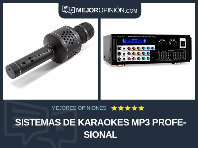 Sistemas de karaokes MP3 Profesional
