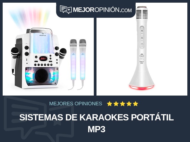 Sistemas de karaokes Portátil MP3