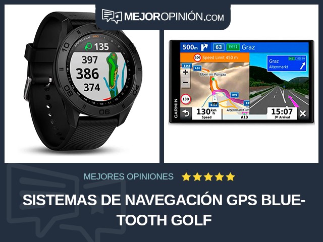 Sistemas de navegación GPS Bluetooth Golf