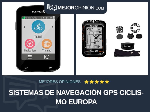 Sistemas de navegación GPS Ciclismo Europa