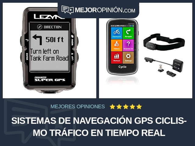 Sistemas de navegación GPS Ciclismo Tráfico en tiempo real