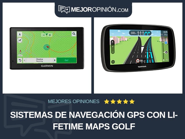 Sistemas de navegación GPS Con Lifetime Maps Golf
