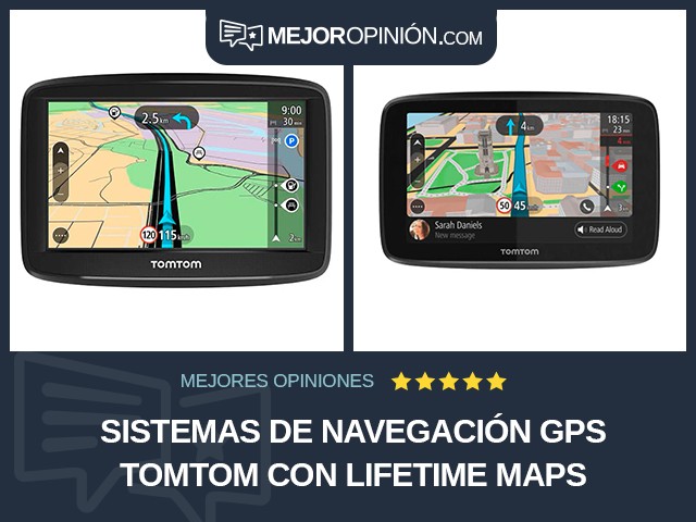 Sistemas de navegación GPS TomTom Con Lifetime Maps