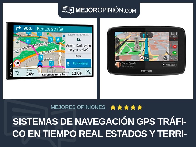 Sistemas de navegación GPS Tráfico en tiempo real Estados y Territorios de los Estados Unidos