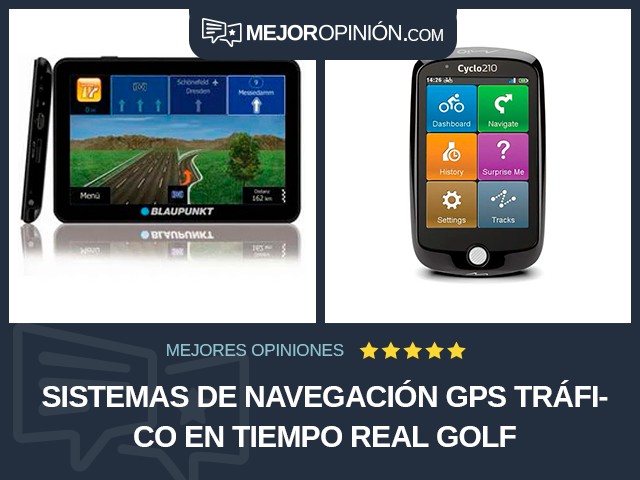 Sistemas de navegación GPS Tráfico en tiempo real Golf