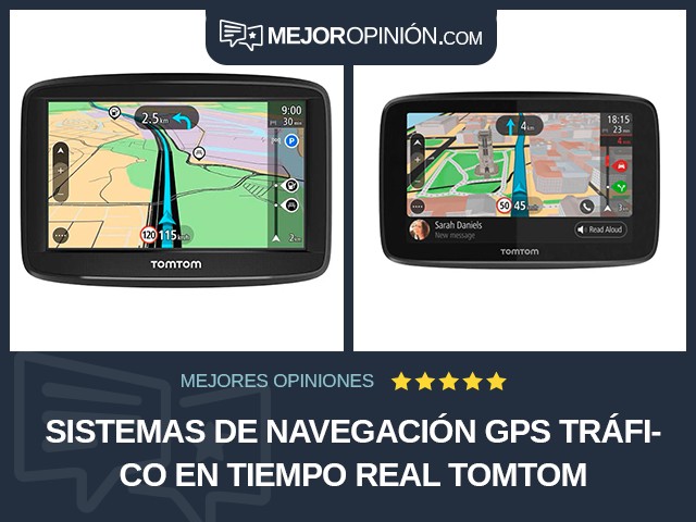 Sistemas de navegación GPS Tráfico en tiempo real TomTom