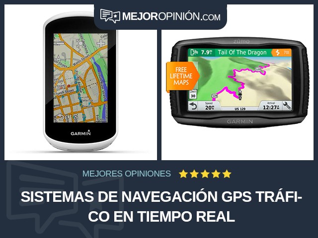 Sistemas de navegación GPS Tráfico en tiempo real