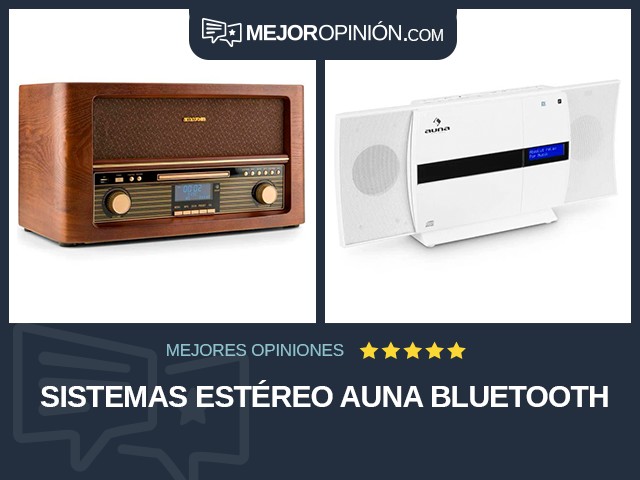 Sistemas estéreo Auna Bluetooth