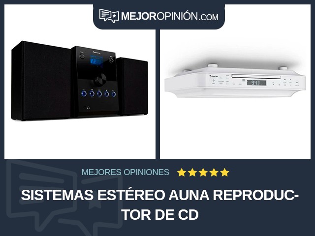 Sistemas estéreo Auna Reproductor de CD
